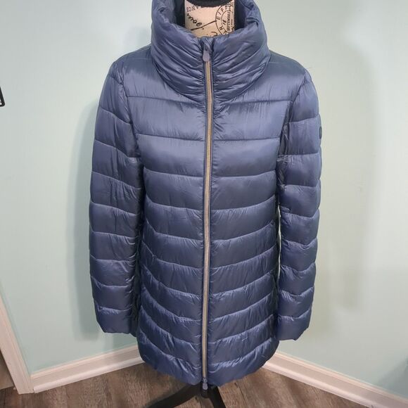 Save The Duck - Padded High Neck Jacket - Women - Nylon/Polyester small 1 blue - Picture 1 of 7